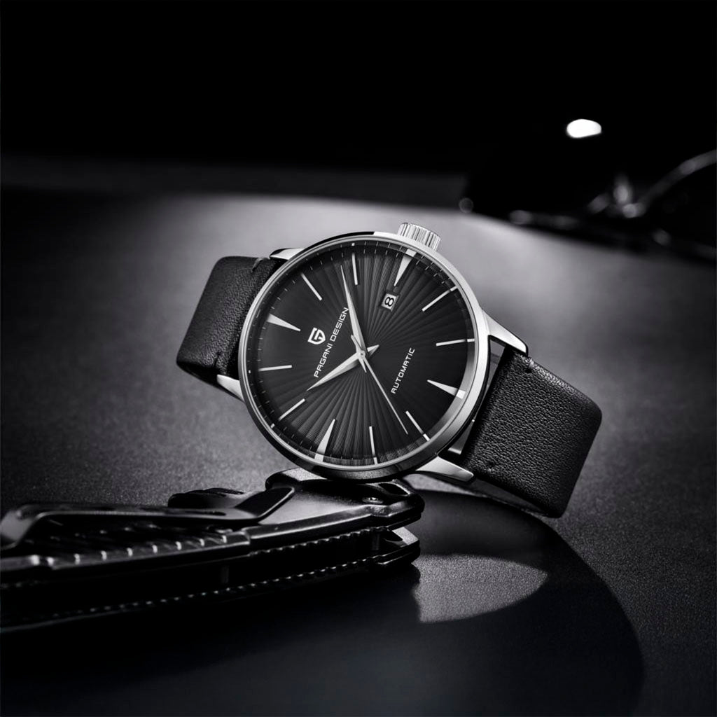 PGN Design Lugano Black Classic Edition black watch - product photo