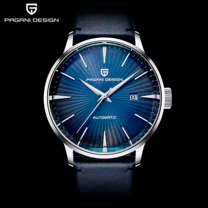 PGN Design Lugano Blue Classic Edition blue watch - product photo