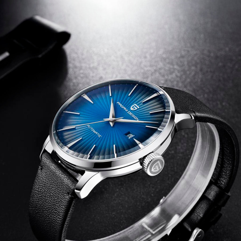 PGN Design Lugano Blue Classic Edition blue watch - product photo