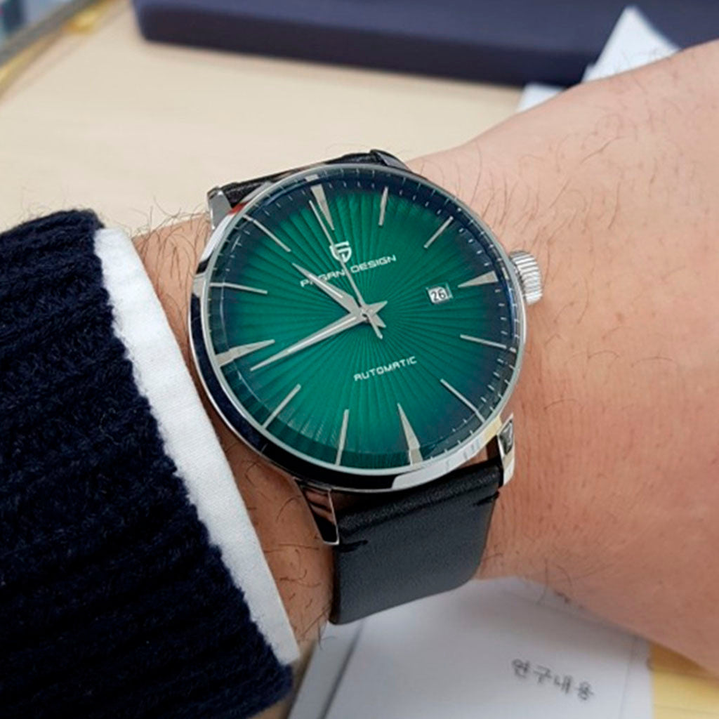 PGN Design Lugano Green Classic Edition green watch - product photo