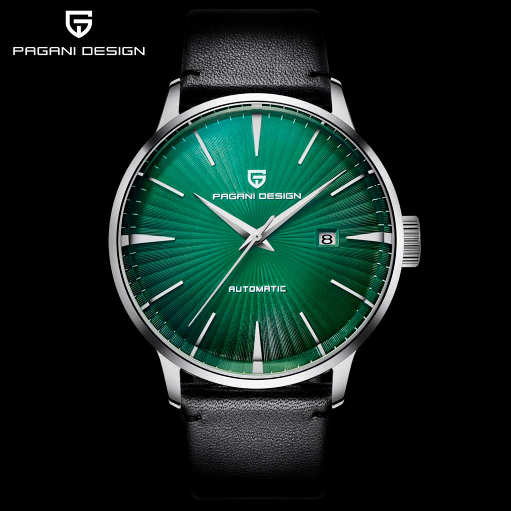 PGN Design Lugano Green Classic Edition green watch - product photo