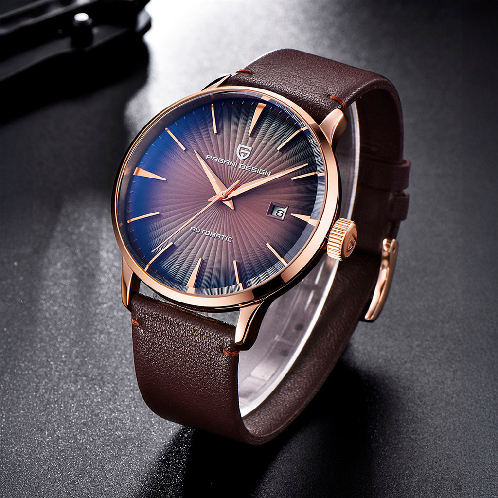 PGN Design Lugano Purple Classic Edition purple watch - product photo