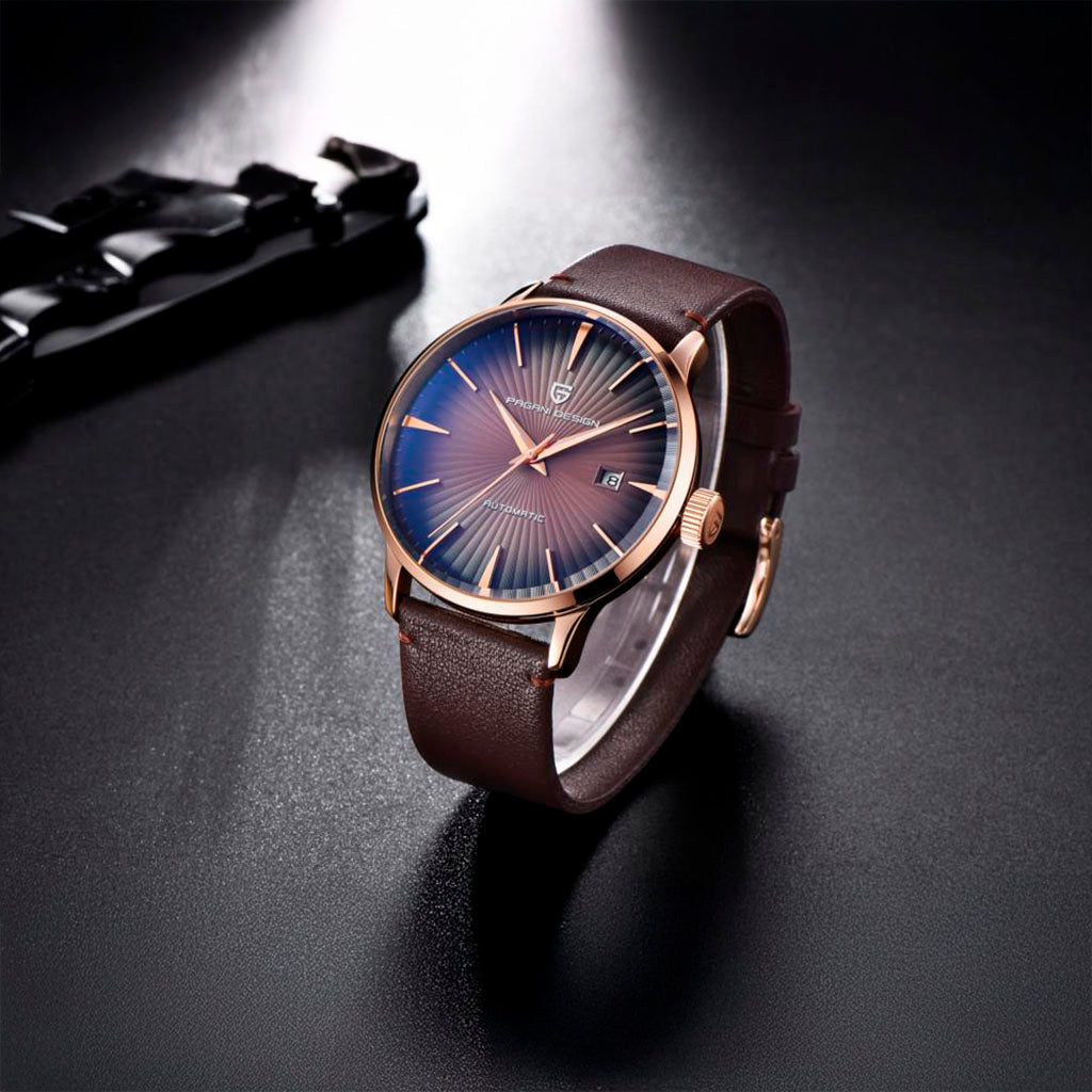 PGN Design Lugano Purple Classic Edition purple watch - product photo