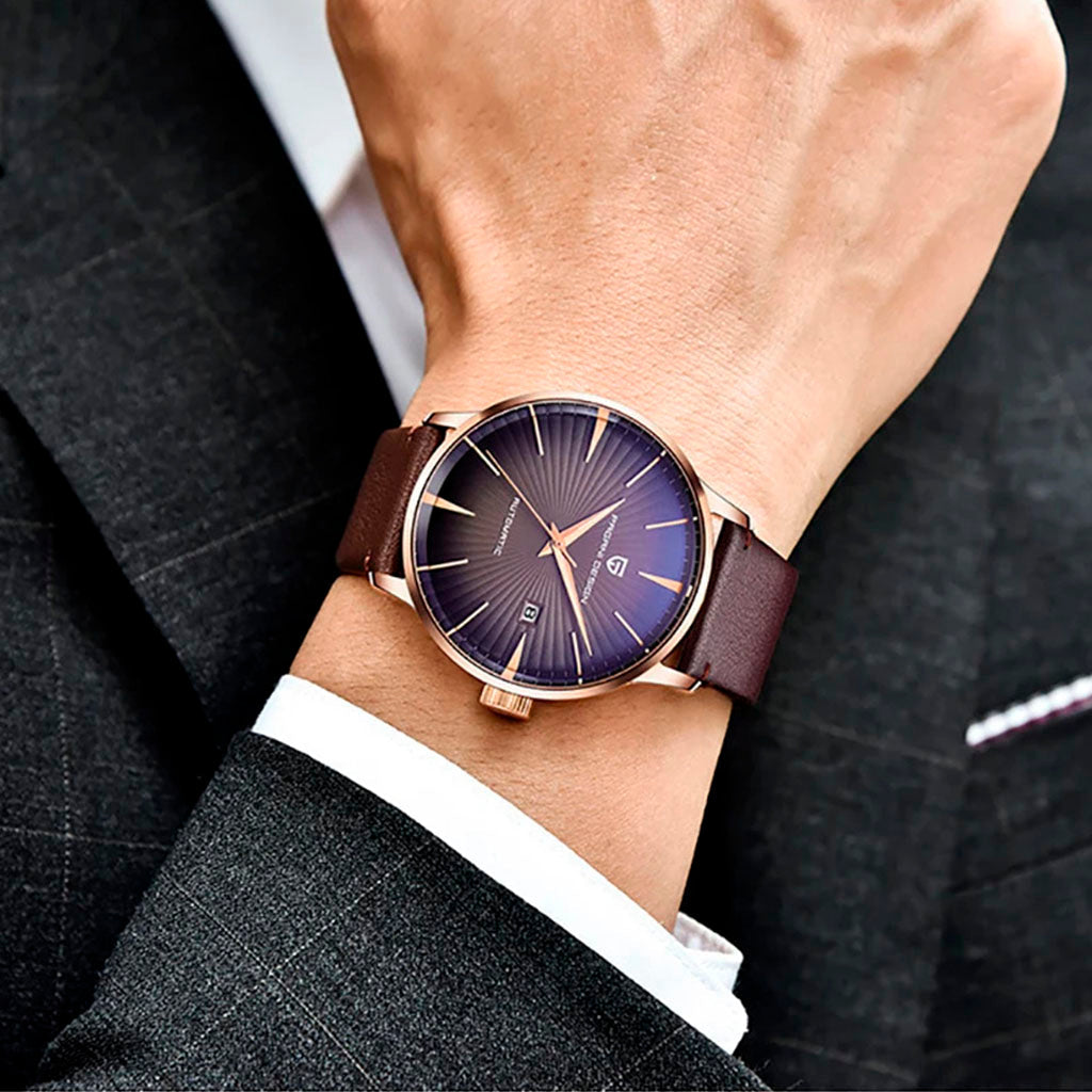 PGN Design Lugano Purple Classic Edition purple watch - product photo