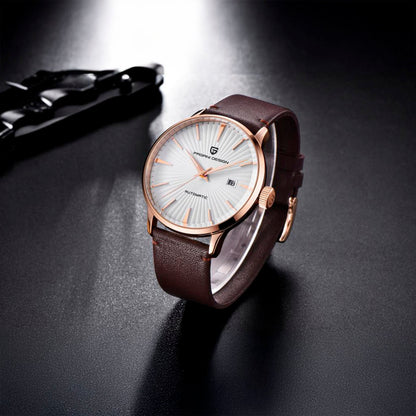 PGN Design Lugano White Gold Classic Edition gold watch - product photo