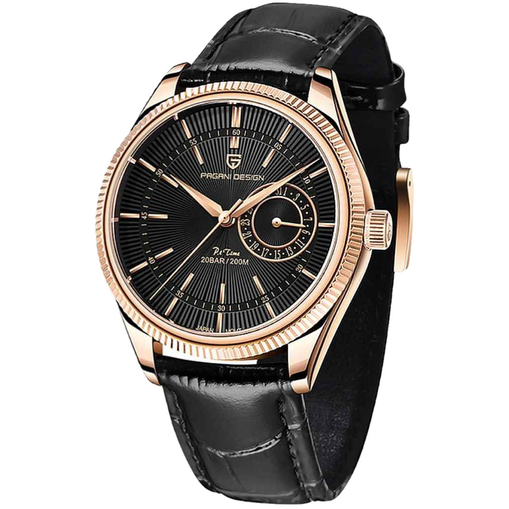 PGN Design Luzzago Black Gold gold watch - product photo