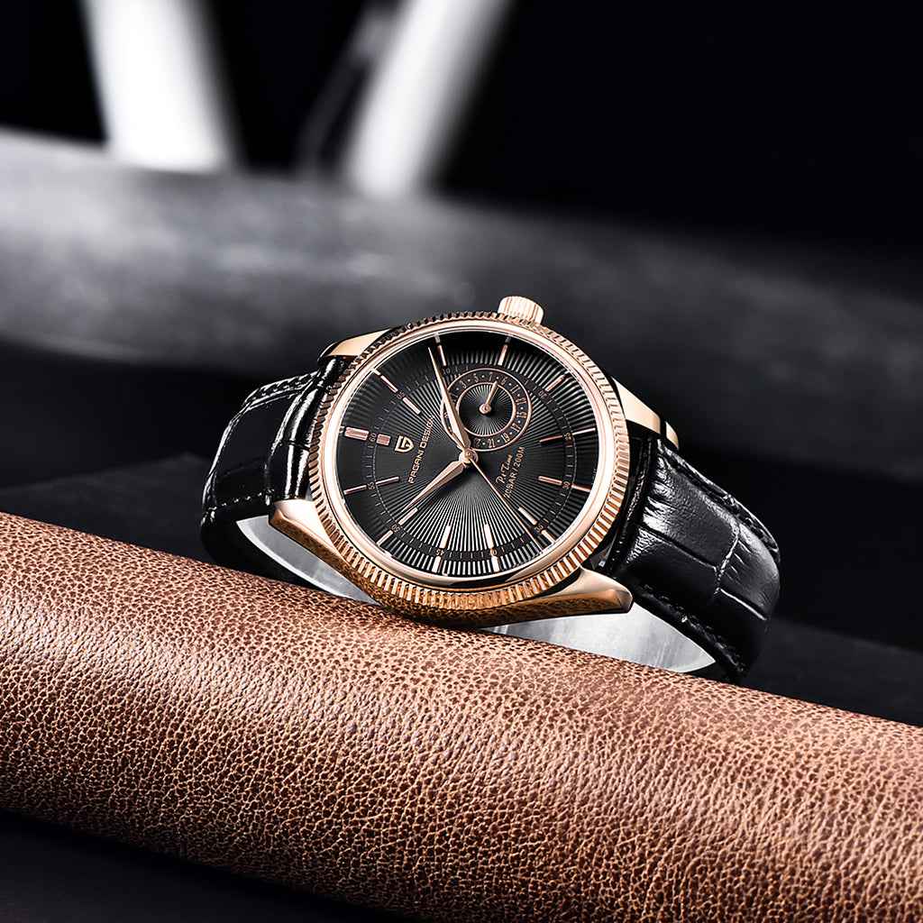 PGN Design Luzzago Black Gold gold watch - product photo