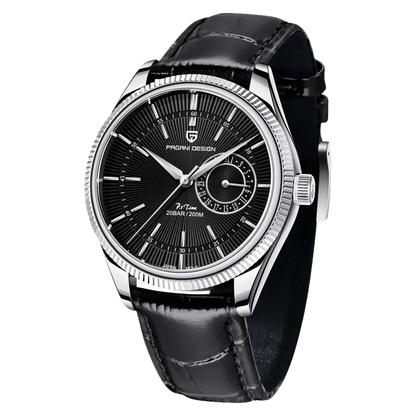 PGN Design Luzzago Black Silver silver watch - product photo