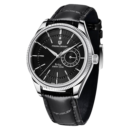 PGN Design Luzzago Black Silver silver watch - product photo