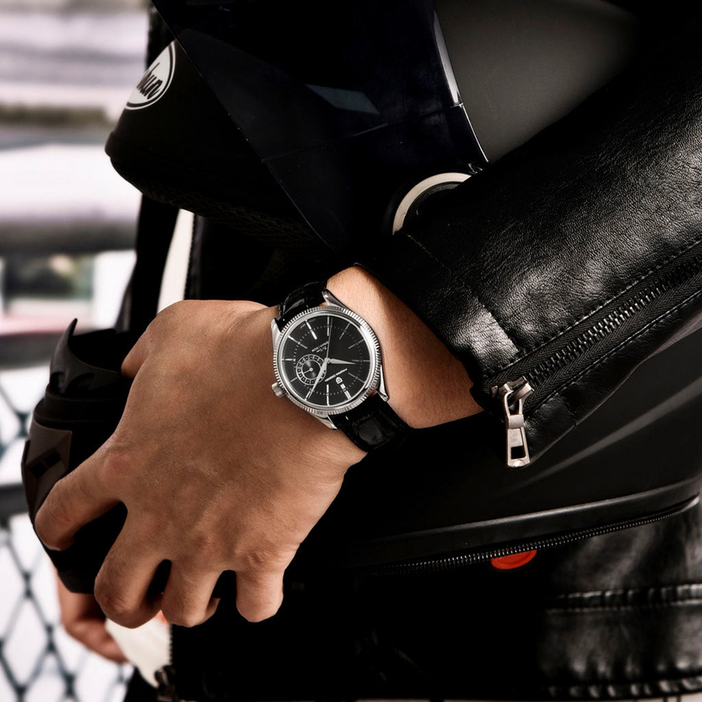 PGN Design Luzzago Black Silver silver watch - product photo