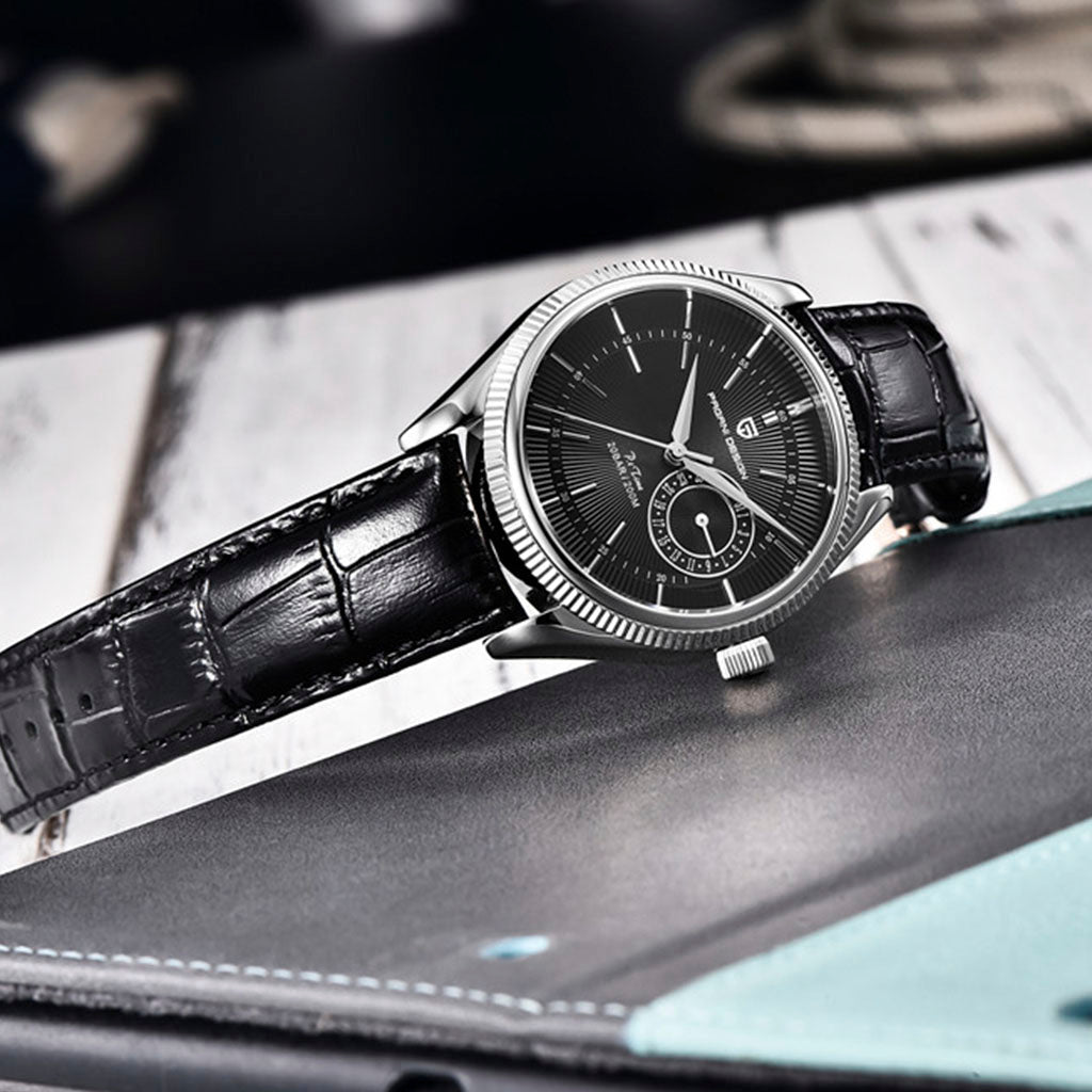 PGN Design Luzzago Black Silver silver watch - product photo