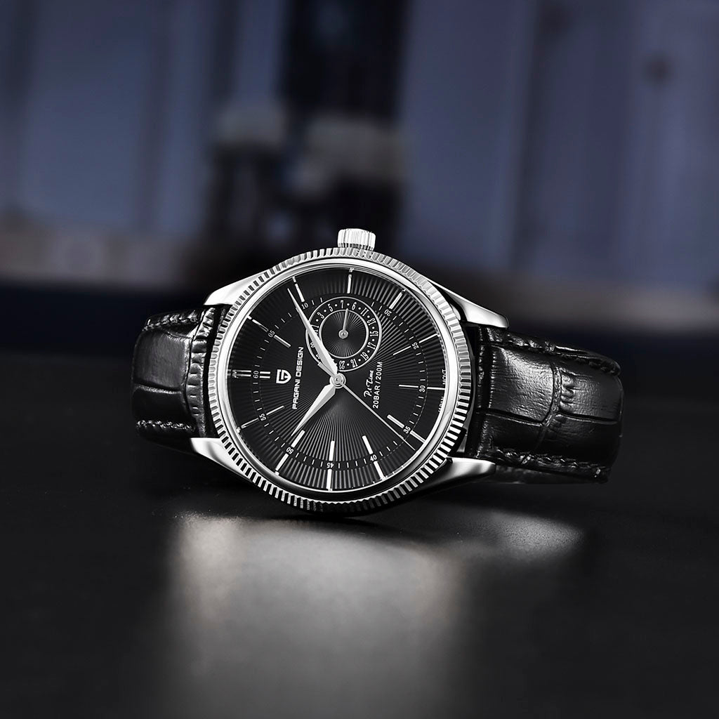 PGN Design Luzzago Black Silver silver watch - product photo