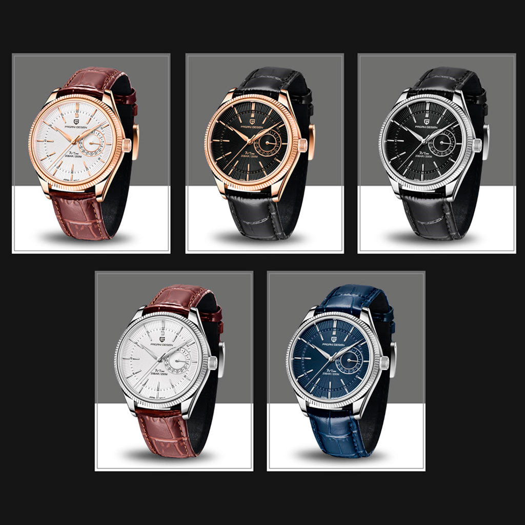 PGN Design Luzzago Black Silver silver watch - product photo