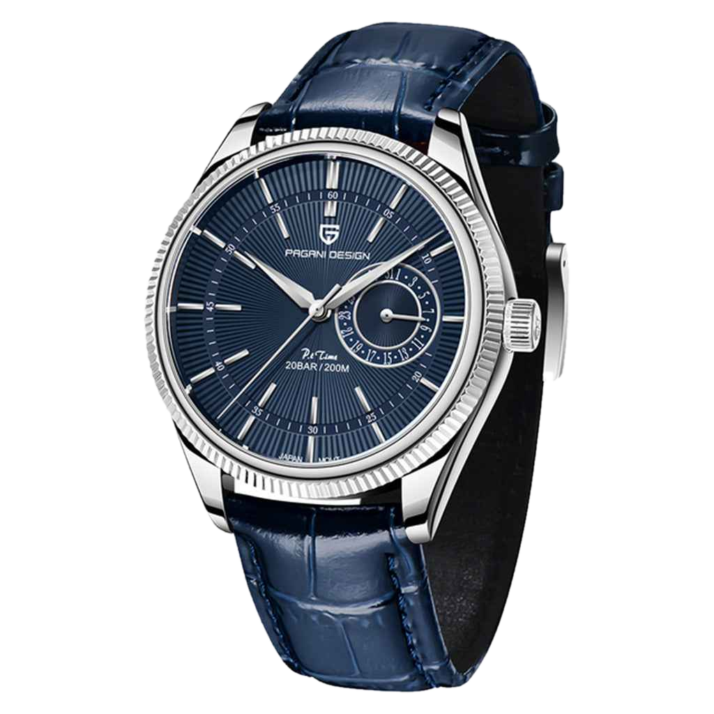 PGN Design Luzzago Blue Silver blue watch - product photo