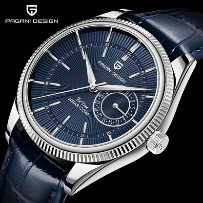 PGN Design Luzzago Blue Silver blue watch - product photo