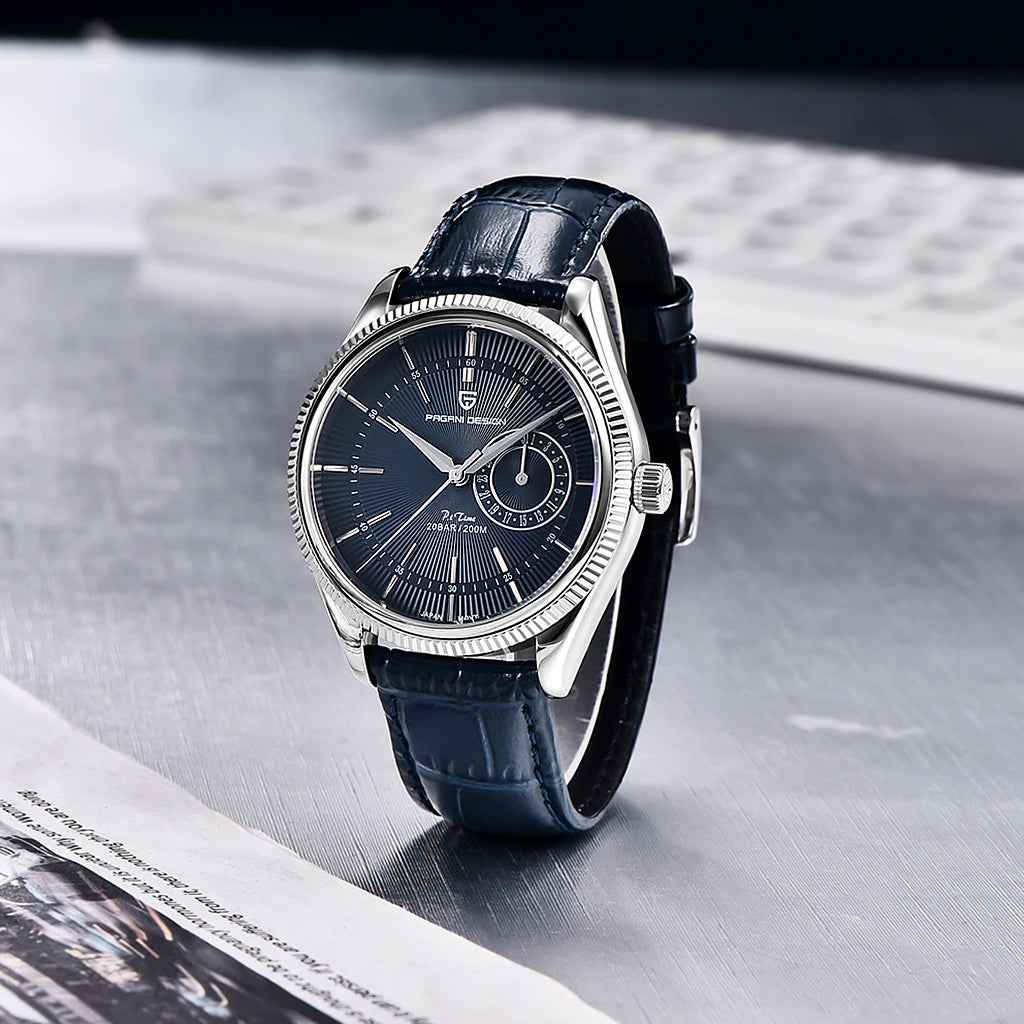PGN Design Luzzago Blue Silver blue watch - product photo