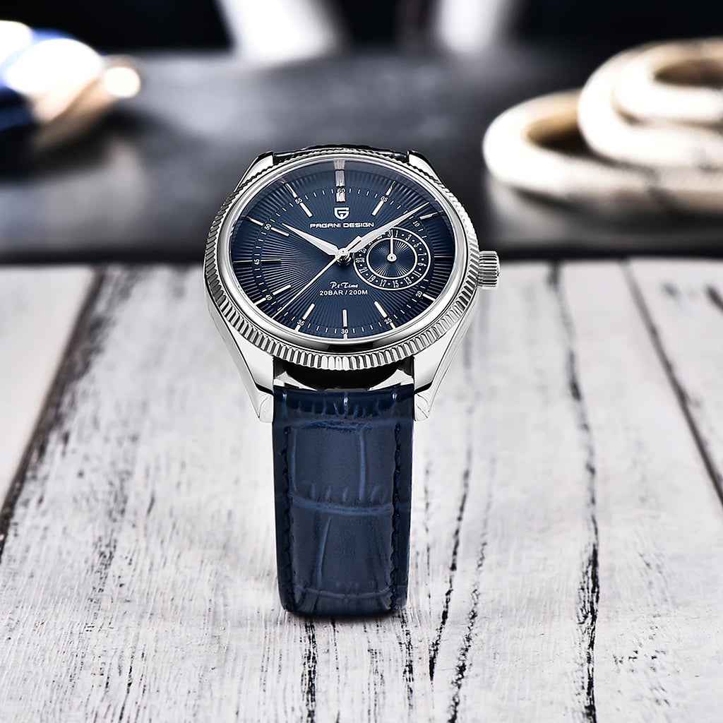 PGN Design Luzzago Blue Silver blue watch - product photo
