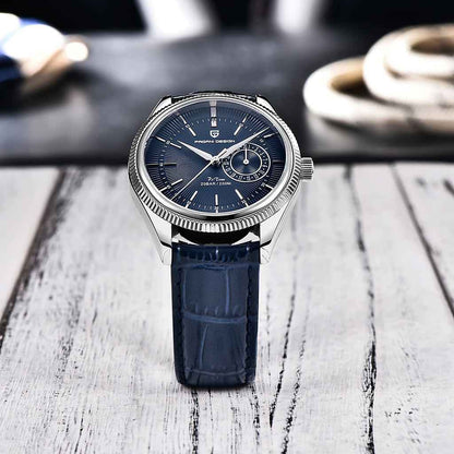 PGN Design Luzzago Blue Silver blue watch - product photo