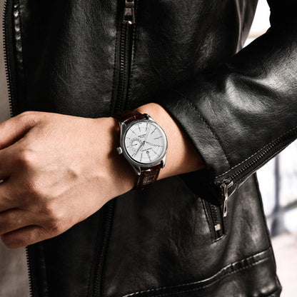 PGN Design Luzzago Brown Silver brown watch - product photo