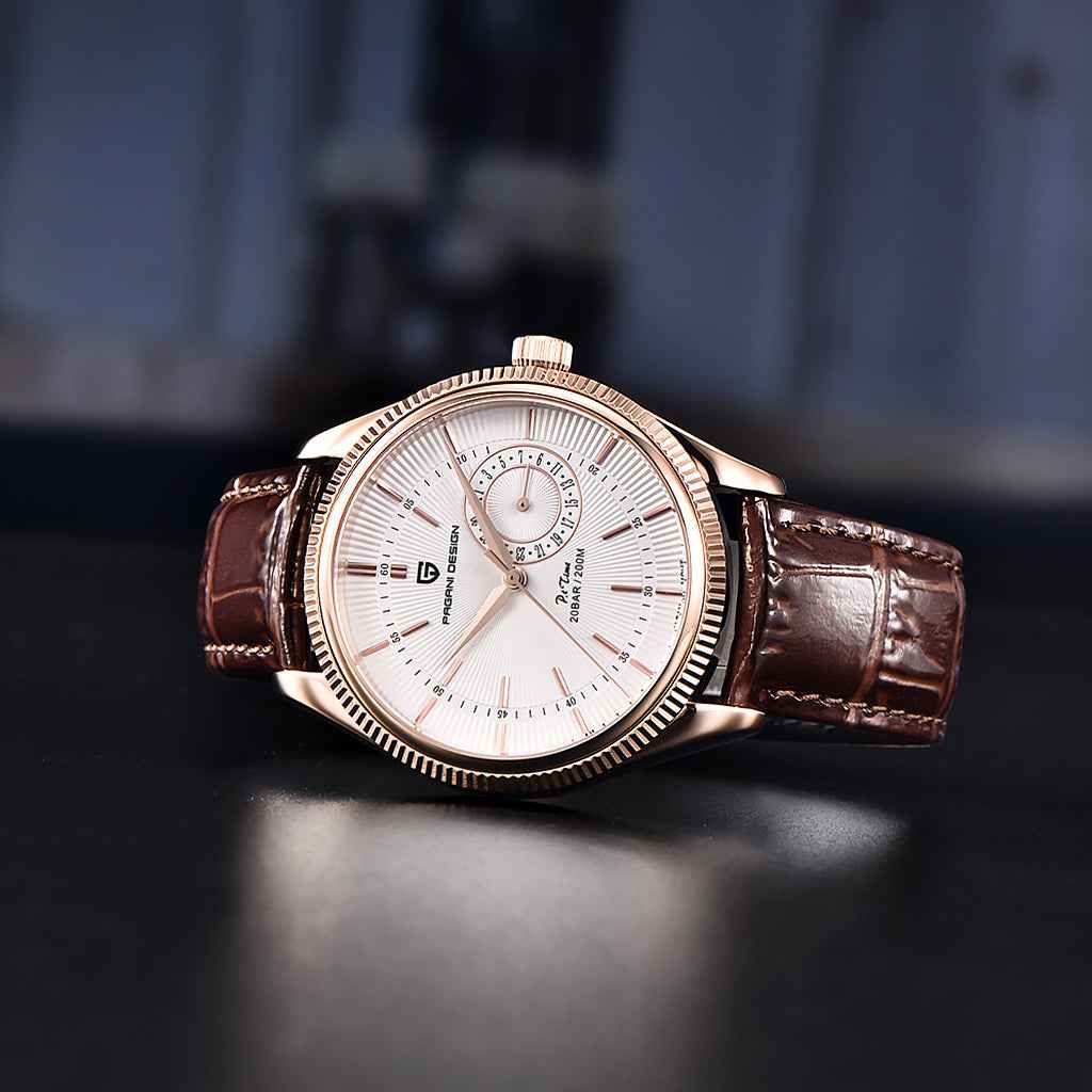 PGN Design Luzzago White Gold gold watch - product photo