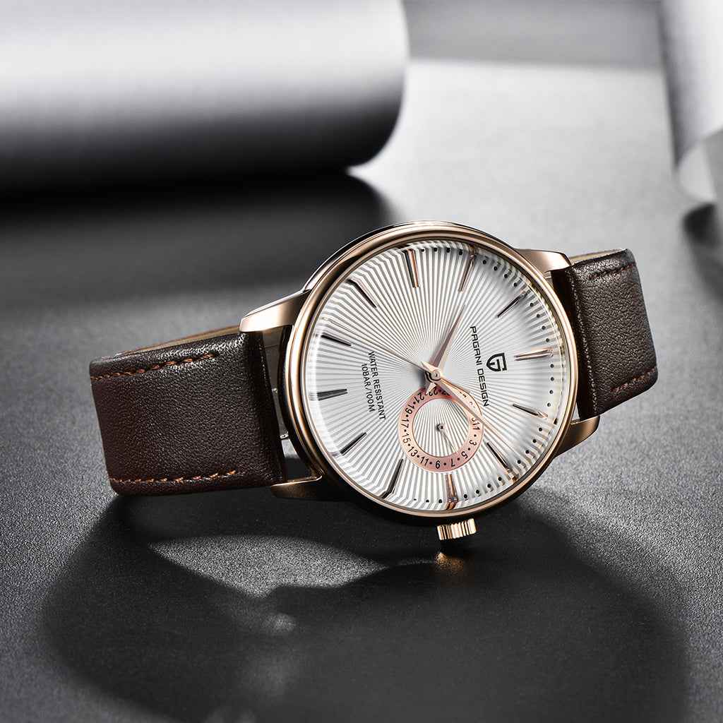 PGN Design Luzzago White Gold gold watch - bracelet detail