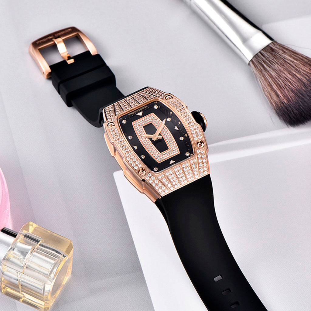 PGN Design Marigold Black Gold gold watch - product photo
