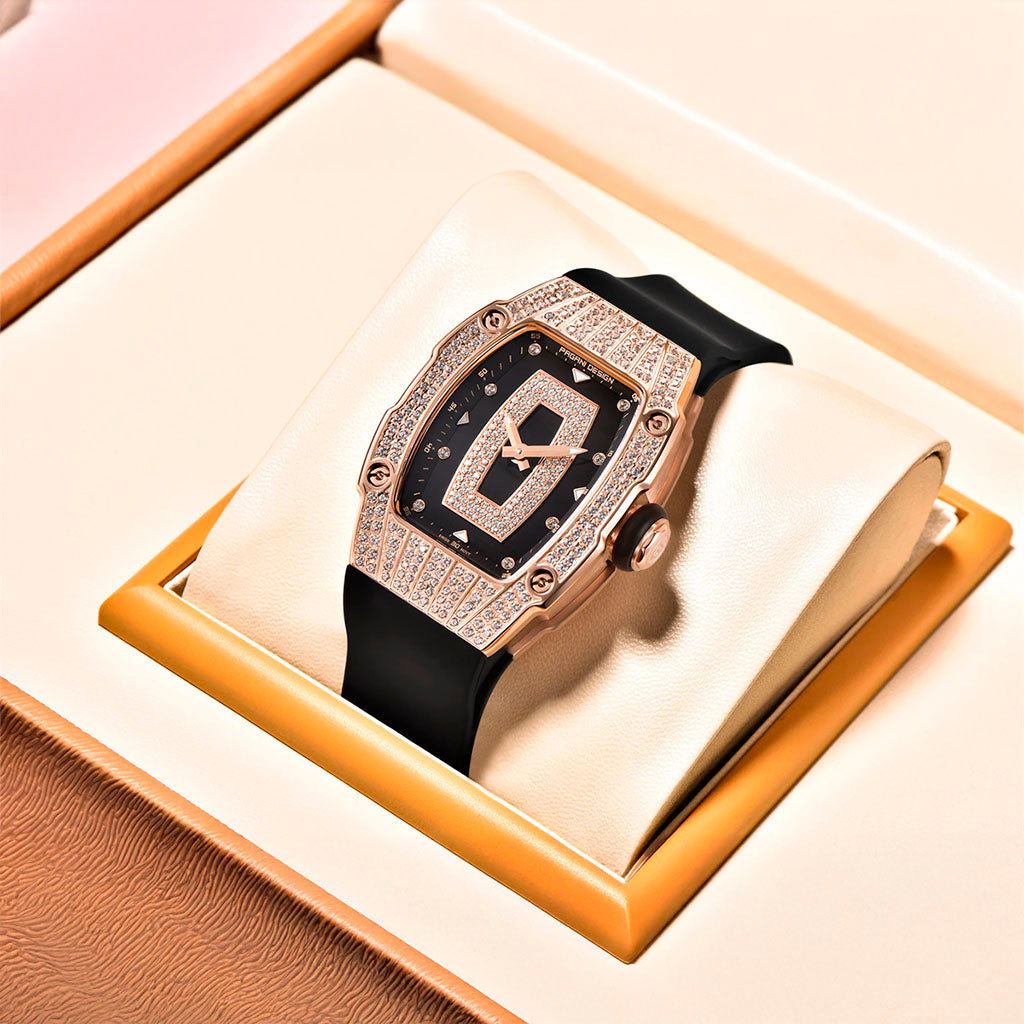 PGN Design Marigold Black Gold gold watch - product photo