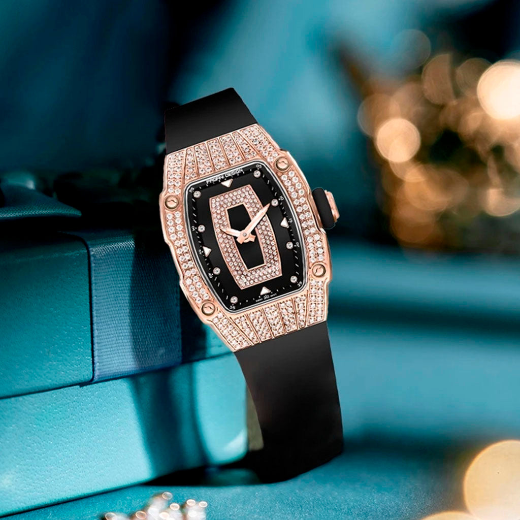 PGN Design Marigold Black Gold gold watch - product photo