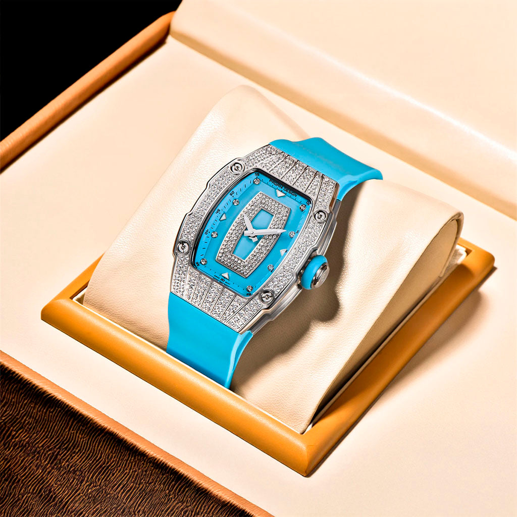 PGN Design Marigold Blue Silver blue watch - product photo