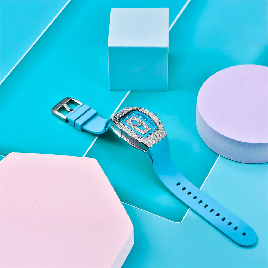 PGN Design Marigold Blue Silver blue watch - product photo