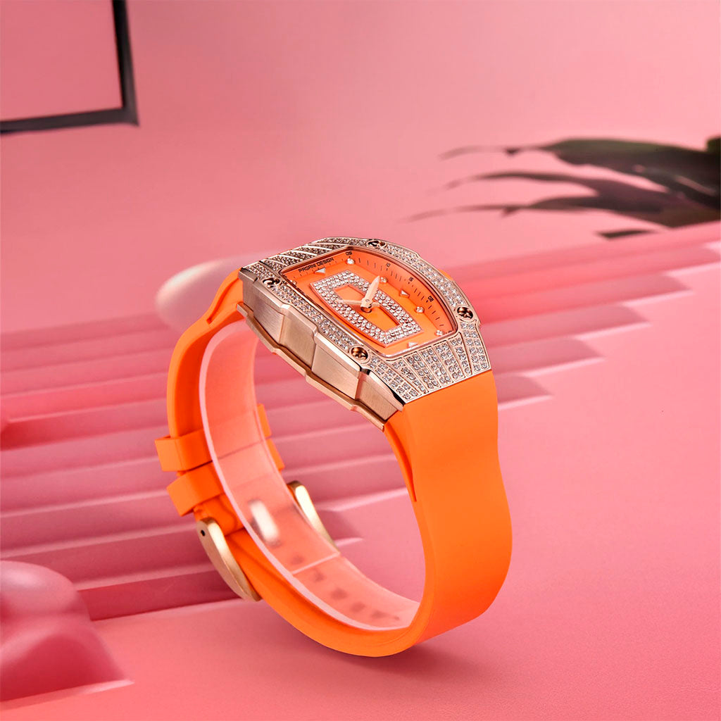 PGN Design Marigold Orange Gold gold watch - product photo