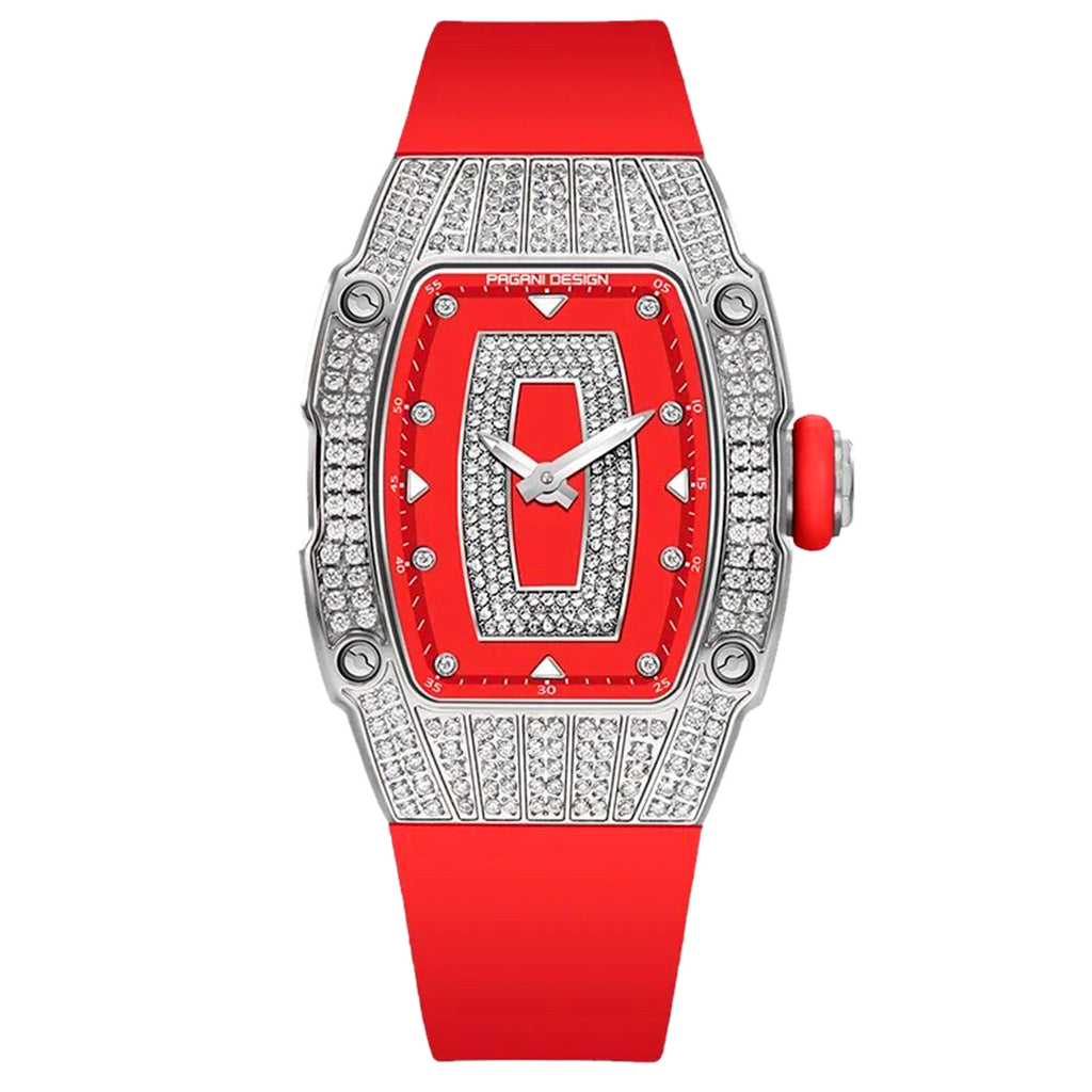 PGN Design Marigold Red Silver red watch - product photo