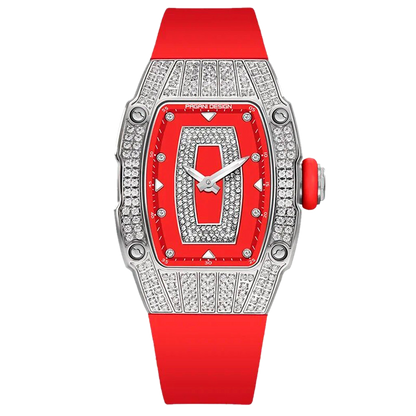 PGN Design Marigold Red Silver red watch - product photo