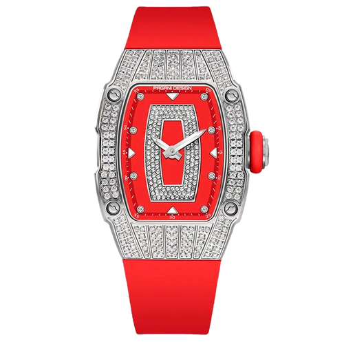 PGN Design Marigold Red Silver red watch - product photo