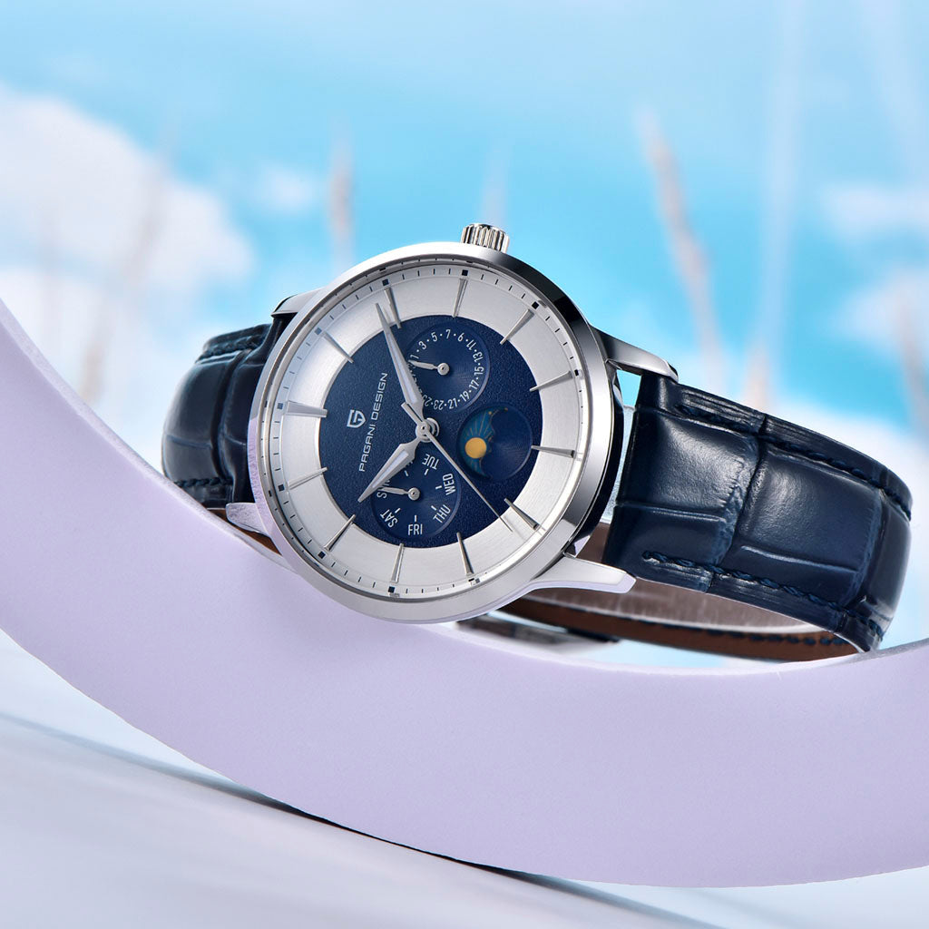 PGN Design Martin Blue Classic Edition blue watch - product photo