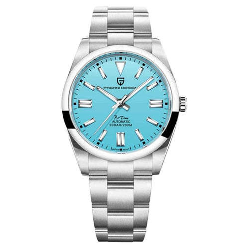 PGN Design Matteo Mint steel watch - product photo