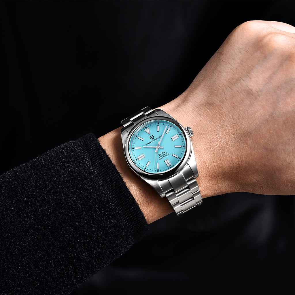 PGN Design Matteo Mint steel watch - product photo
