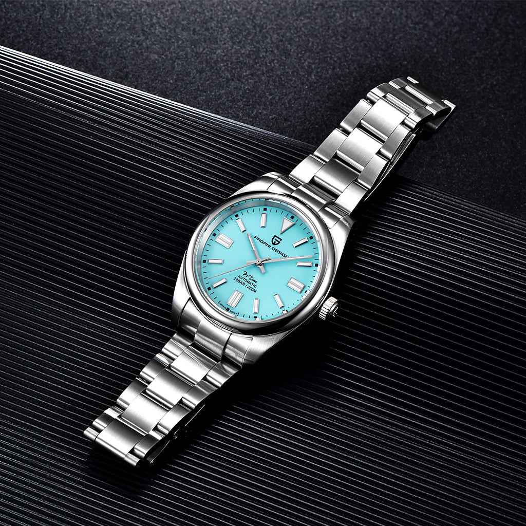 PGN Design Matteo Mint steel watch - product photo