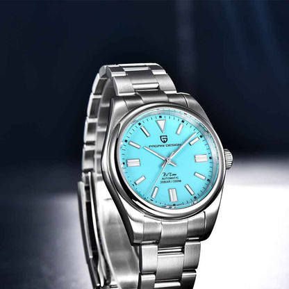 PGN Design Matteo Mint steel watch - product photo