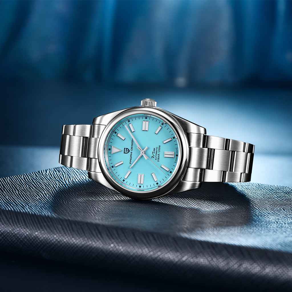 PGN Design Matteo Mint steel watch - product photo