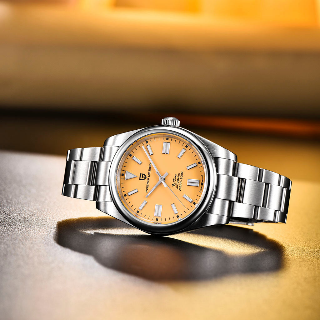 PGN Design Matteo Yellow yellow watch - product photo