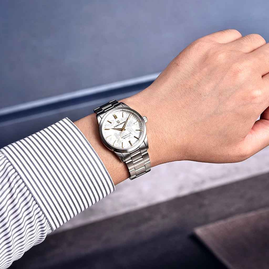 PGN Design Meritus Marfim steel watch - product photo