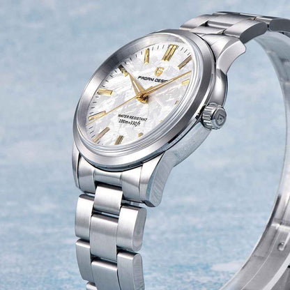 PGN Design Meritus Marfim steel watch - product photo