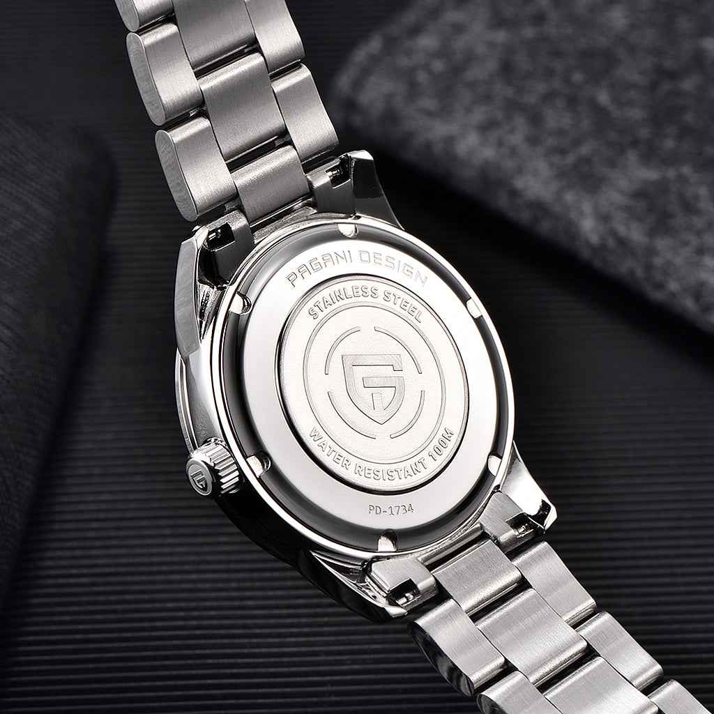 PGN Design Meritus Marfim steel watch - product photo