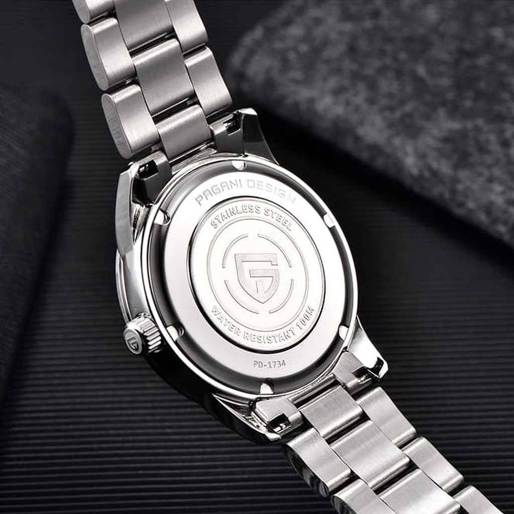 PGN Design Meritus Ônix steel watch - product photo