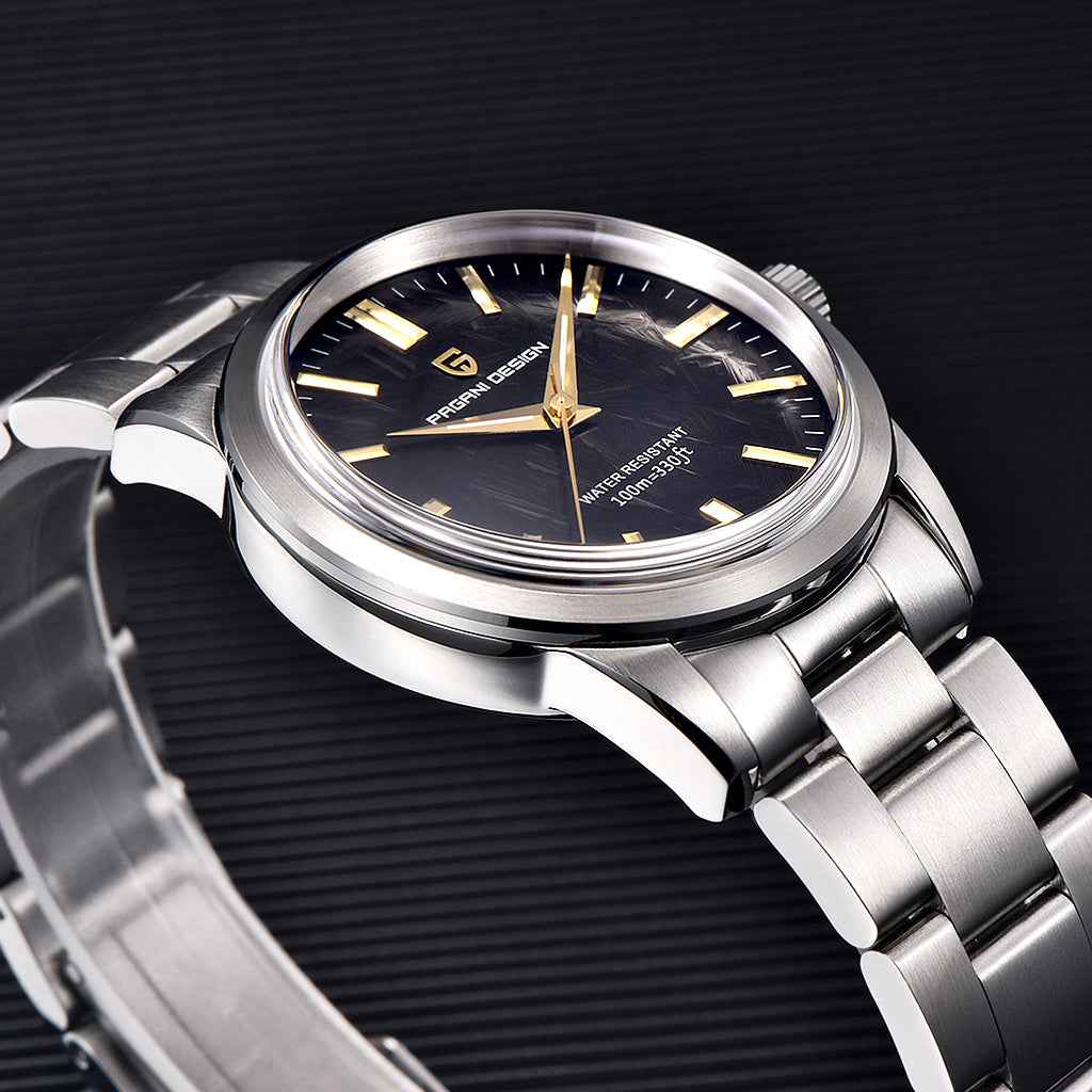 PGN Design Meritus Ônix steel watch - product photo