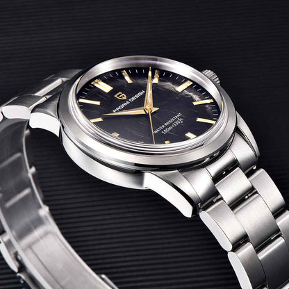 PGN Design Meritus Ônix steel watch - product photo