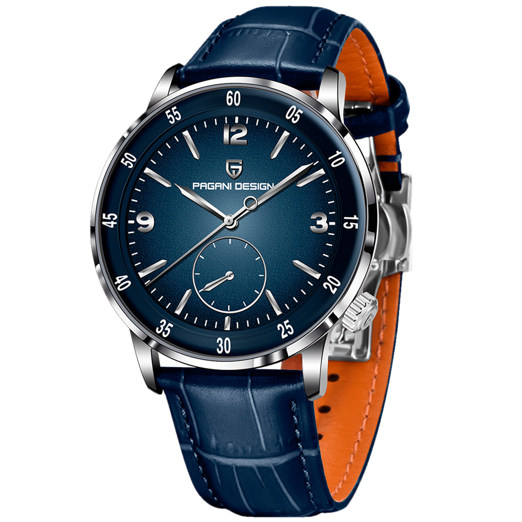 PGN Design Milano Blue Classic Edition blue watch - product photo