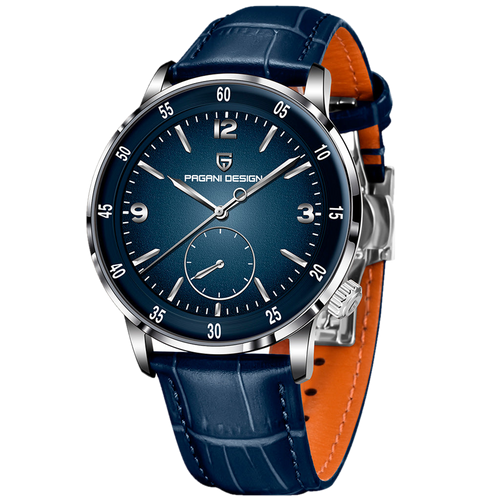 PGN Design Milano Blue Classic Edition blue watch - product photo