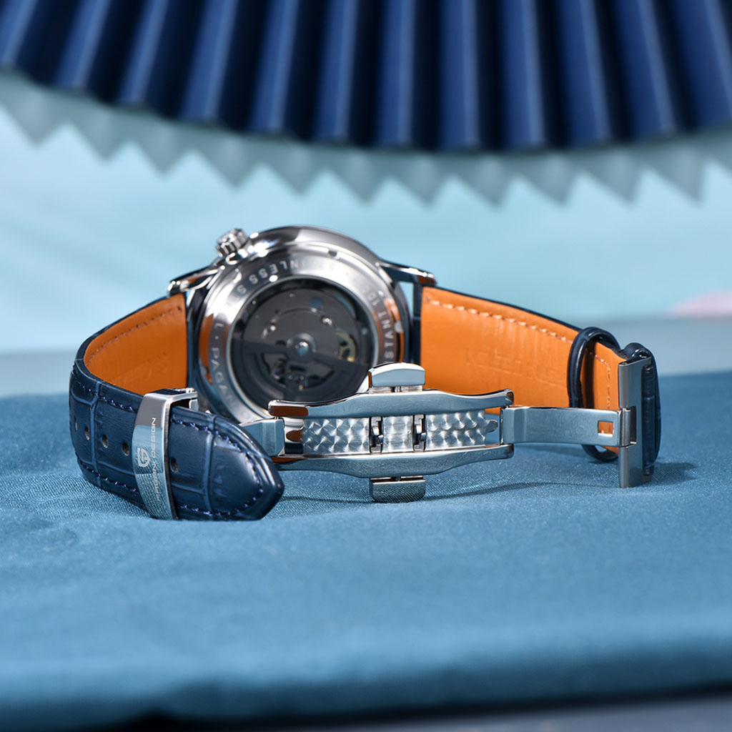 PGN Design Milano Blue Classic Edition blue watch - product photo